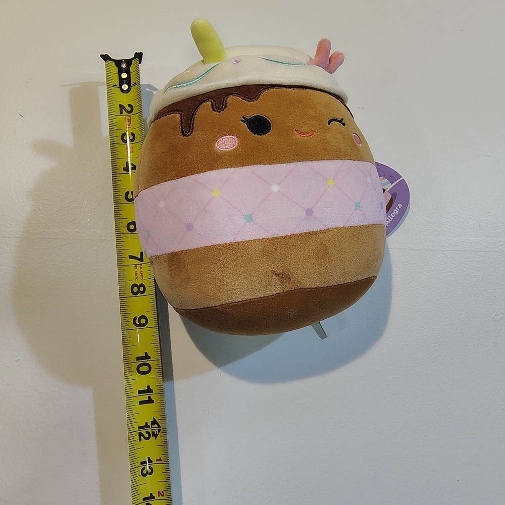 Squishmallows Allegra Frappe With Sprinkles And Bunny Easter New - Picture 8 of 8